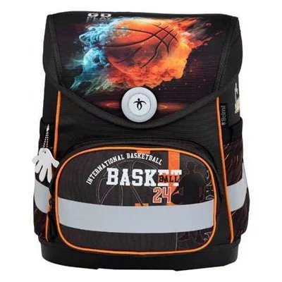 Iskolatáska, mágneszárral, BELMIL "Compact Basketball”, kosárlabda 1 db