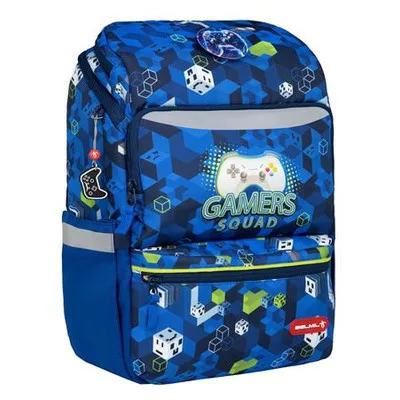 Iskolatáska, cipzáras, BELMIL "Zippy Gamer Squad", gamer 1 db
