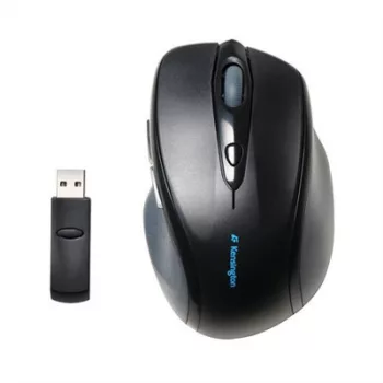   Egér, vezeték nélküli, optikai, normál méret, USB, KENSINGTON "ProFit" 1 db
