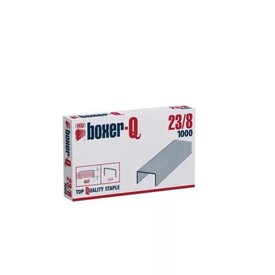 Tűzőkapocs, 23/8, BOXER 1000 db