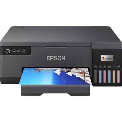 EPSON ECOTANK L8050 A4 SZÍNES TINTASUGARAS FOTÓNYOMTATÓ►(Színes, Tintasugaras, A4-es, csak nyomtat,  Hálózatos,WiFi-s)