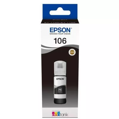 EPSON® Nr.106  fotó EREDETI  fekete tinta (70ml) (T00R1) (≈5000oldal)