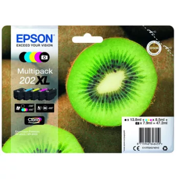   EPSON 202XL (T02G7)  XL EREDETI TINTAPATRON / INK CARTRIDGE-pakk (minden szín) (≈3300oldal)