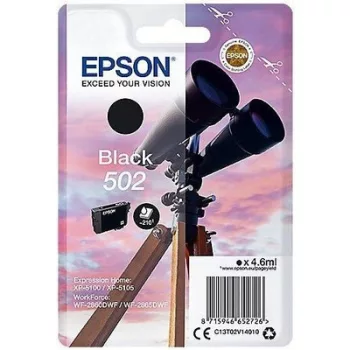   EPSON Nr.502  fekete EREDETI TINTAPATRON / INK CARTRIDGE (C13T02V14010) 4,6ml (≈210 oldal)