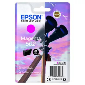   EPSON Nr.502  magenta EREDETI TINTAPATRON / INK CARTRIDGE (C13T02V34010) 3,3ml (≈165 oldal)