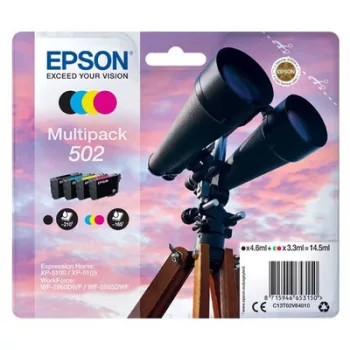   EPSON Nr.502  EREDETI TINTAPATRON / INK CARTRIDGE multipakk (C13T02V64010) 14,5ml (≈ 705 oldal)