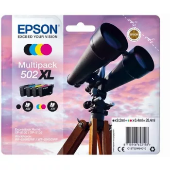   EPSON Nr.502XL  EREDETI TINTAPATRON / INK CARTRIDGE multipakk (C13T02W64010) 28,4ml (≈ 1960 oldal)