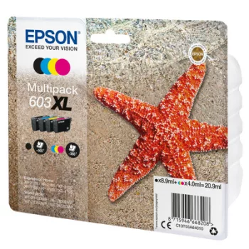   EPSON T03A6 EREDETI TINTAPATRON / INK CARTRIDGE fekete/cián/magenta/sárga Multipakk 20,9ml No.603XL