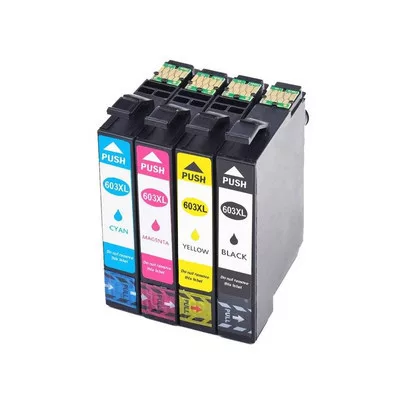 EPSON T03U1 utángyártott fekete TINTAPATRON / INK CARTRIDGE No.603XL (≈16ml)
