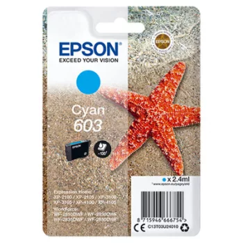   EPSON T03U2 EREDETI TINTAPATRON / INK CARTRIDGE CIÁN / CYAN 2,4ml No.603