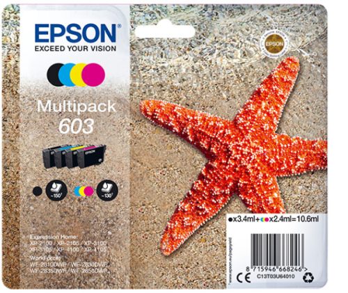 EPSON 606 eredeti tintapatron multipakk T03U6 