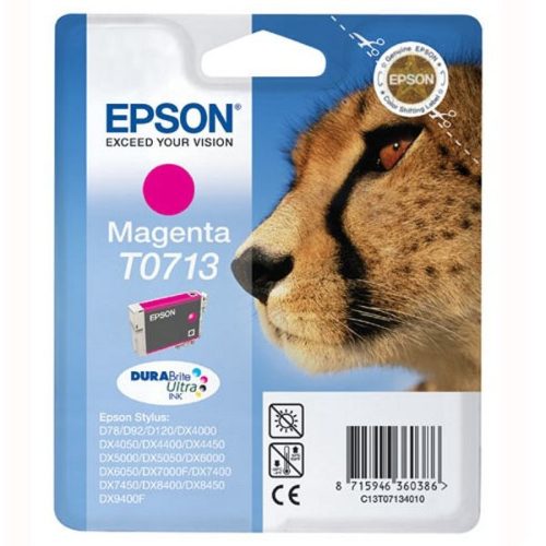 Epson T0713  magenta tintaEREDETI TINTAPATRON (to713) (≈200oldal)