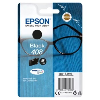   EPSON T09J1  EREDETI TINTAPATRON / INK CARTRIDGE FEKETE / BLACK 1,1K 18,9ML, EPSON NO.408