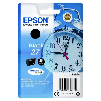   Epson T2701 (Nr. 27)  fekete EREDETI TINTAPATRON  (≈350oldal)
