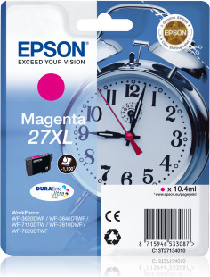 Epson T2713 (Nr. 27XL) magenta eredeti tintapatron (≈1100oldal)