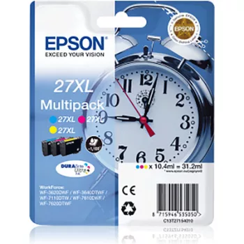   EPSON T2715 (Nr. 27XL)  EREDETI TINTAPATRON / INK CARTRIDGE multipakk (CMY) (≈1100oldal)