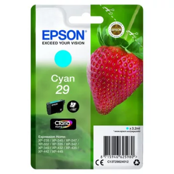   EPSON T2982 EREDETI TINTAPATRON / INK CARTRIDGE CIÁN / CYAN 3,2ml No.29