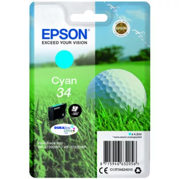   EPSON T3462 EREDETI TINTAPATRON / INK CARTRIDGE CIÁN / CYAN 4,2ml No.34