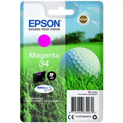 EPSON T3463 EREDETI TINTAPATRON / INK CARTRIDGE Magenta 4,2ml No.34
