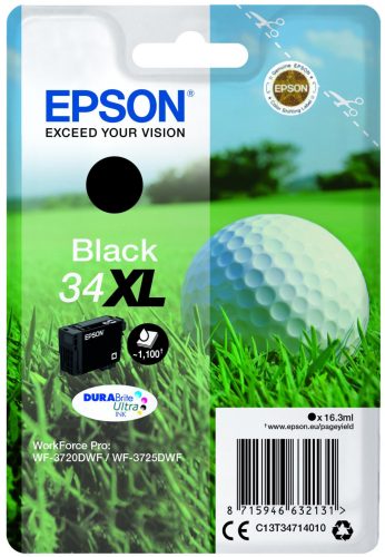 Epson T3471 Tintapatron Black 16,3ml No.34XL