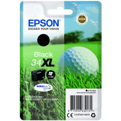 EPSON T3471 EREDETI TINTAPATRON / INK CARTRIDGE FEKETE / BLACK 16,3ml No.34XL
