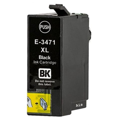 Epson T3471 Black utángyártott fekete tintapatron
