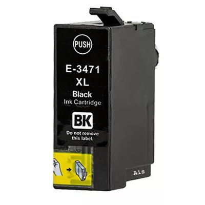 Epson T3471 (Nr. 34XL) utángyártott fekete TINTAPATRON / INK CARTRIDGE (≈1100 oldal)