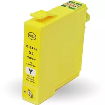   Epson T3474 (Nr. 34XL) utángyártott sárga TINTAPATRON / INK CARTRIDGE (≈950 oldal)