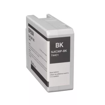   EPSON SJIC36P(K) C6500/C6000 TintaEREDETI TINTAPATRON / INK CARTRIDGE FEKETE / BLACK 80ml