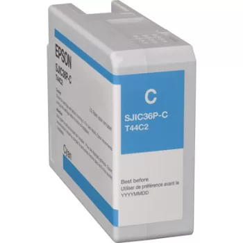   EPSON SJIC36P(C) C6500/C6000 EREDETI TINTAPATRON / INK CARTRIDGE CIÁN / CYAN 80ml