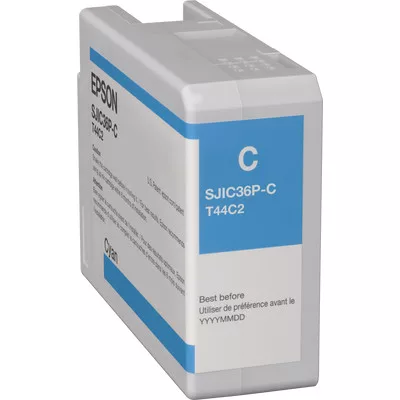 EPSON SJIC36P(C) C6500/C6000 EREDETI TINTAPATRON / INK CARTRIDGE CIÁN / CYAN 80ml