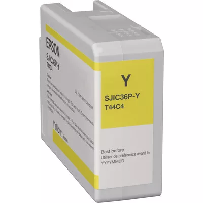 EPSON SJIC36P(Y) C6500/C6000 EREDETI TINTAPATRON / INK CARTRIDGE SÁRGA / YELLOW 80ml
