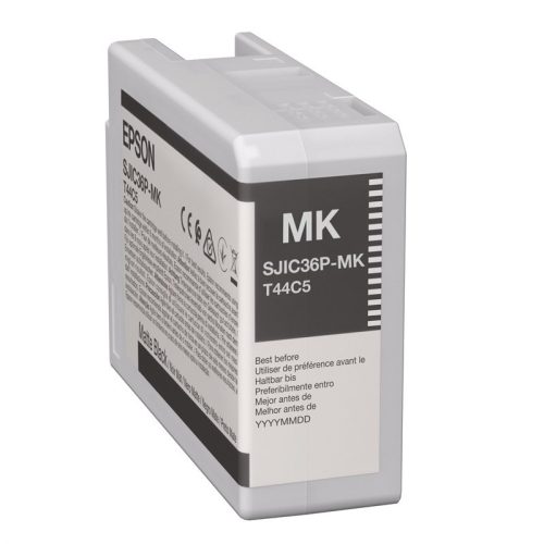 Epson SJIC36P(MK) C6500/C6000 Tintapatron Matt Black 80ml