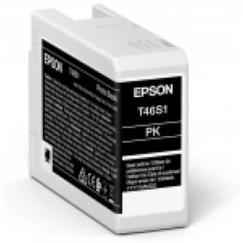   EPSON T46S1 EREDETI TINTAPATRON / INK CARTRIDGE Photo FEKETE / BLACK 25ml