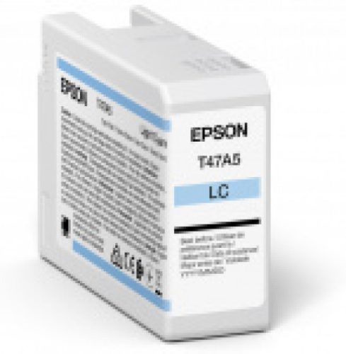Epson T47A5 EREDETI TINTAPATRON VILÁGOS (LIGHT) CIÁN 50 ml