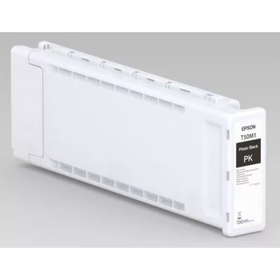 EPSON T50M1 EREDETI TINTAPATRON / INK CARTRIDGE Photo FEKETE / BLACK 700 ml
