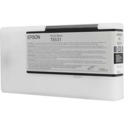 EPSON T6531 EREDETI TINTAPATRON / INK CARTRIDGE Photo FEKETE / BLACK 200ml