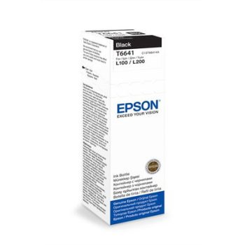   EPSON® T6641 EREDETI  fekete tinta L100/L200 (70ml) (T6721) (≈4000oldal)