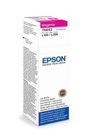 Epson® T6643 magenta tinta L100/L200 (70ml) (T6723) (≈6500oldal)