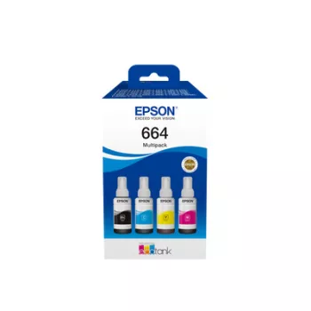 EPSON T6646 4db EREDETI tintatartály multipakk 280ml No.664