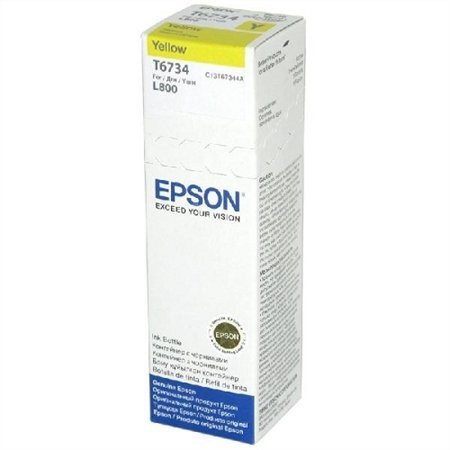 Epson T6734 sárga tinta L800 (70ml) (≈6500oldal)