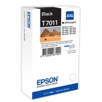   EPSON T7011 EREDETI TINTAPATRON / INK CARTRIDGE FEKETE / BLACK 3.400 oldal kapacitás