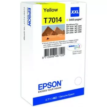   EPSON T7014 Y XXL  EREDETI TINTAPATRON / INK CARTRIDGE (sárga) 3400 oldalas! (≈3400oldal)
