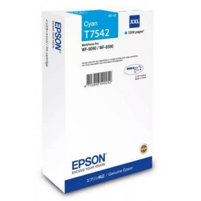 Epson T7542 EREDETI TINTAPATRON / INK CARTRIDGE cián - 7000 oldalas