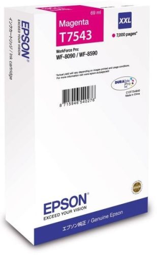 Epson T7543 eredeti magenta tintapatron