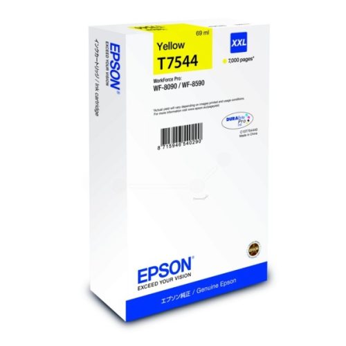 Epson T7544  SÁRGA / sárga EREDETI TINTAPATRON