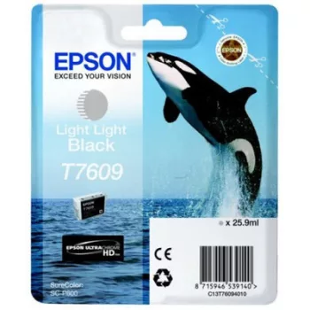   EPSON T7609 EREDETI TINTAPATRON / INK CARTRIDGE VILÁGOS VILÁGOS FEKETE / BLACK 25,9ml