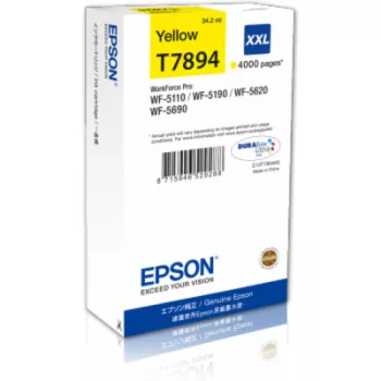   EPSON T7894 EREDETI TINTAPATRON / INK CARTRIDGE SÁRGA / YELLOW 4.000 oldal kapacitás