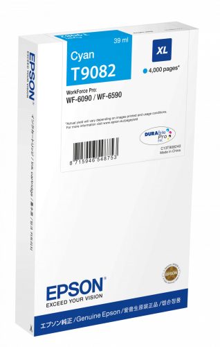 Epson T9082 Patron Cyan 4K /o/