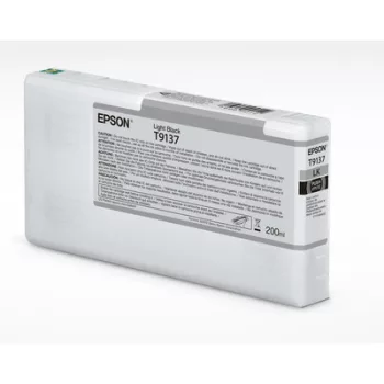   EPSON T9137 EREDETI TINTAPATRON / INK CARTRIDGE VILÁGOS FEKETE / BLACK 200ml